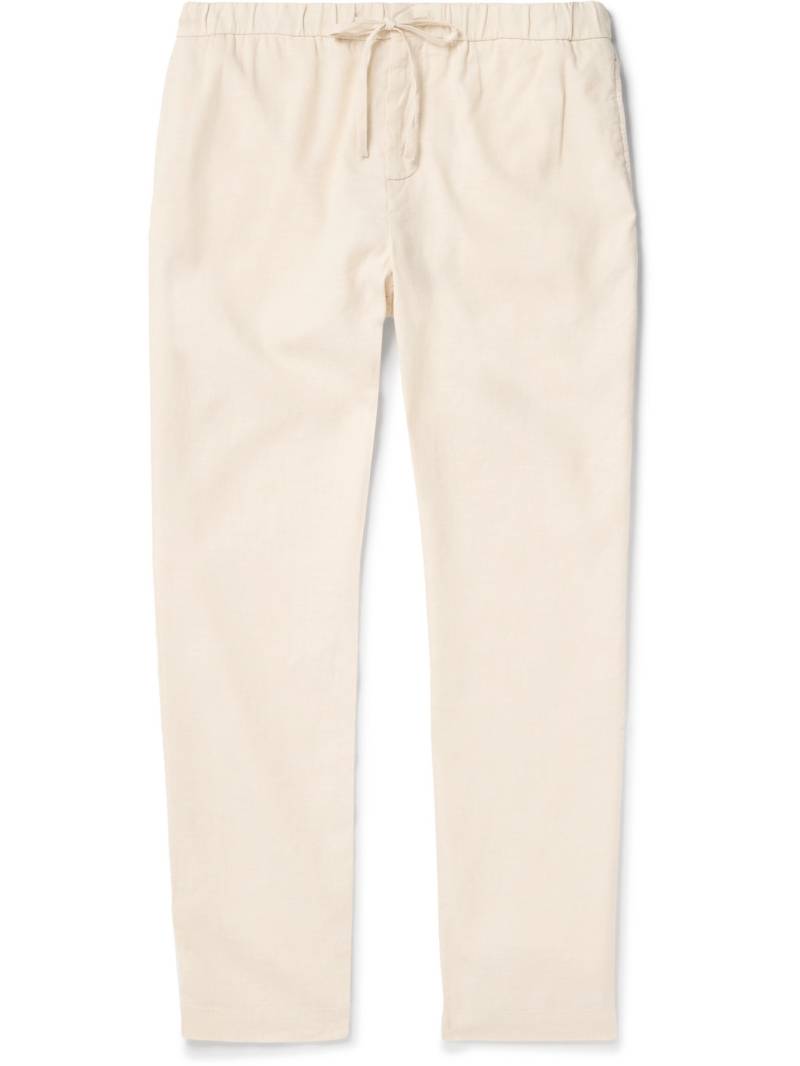 Frescobol Carioca - Oscar Straight-Leg Linen and Cotton-Blend Drawstring Trousers - Men - Neutrals - UK/US 36 von Frescobol Carioca