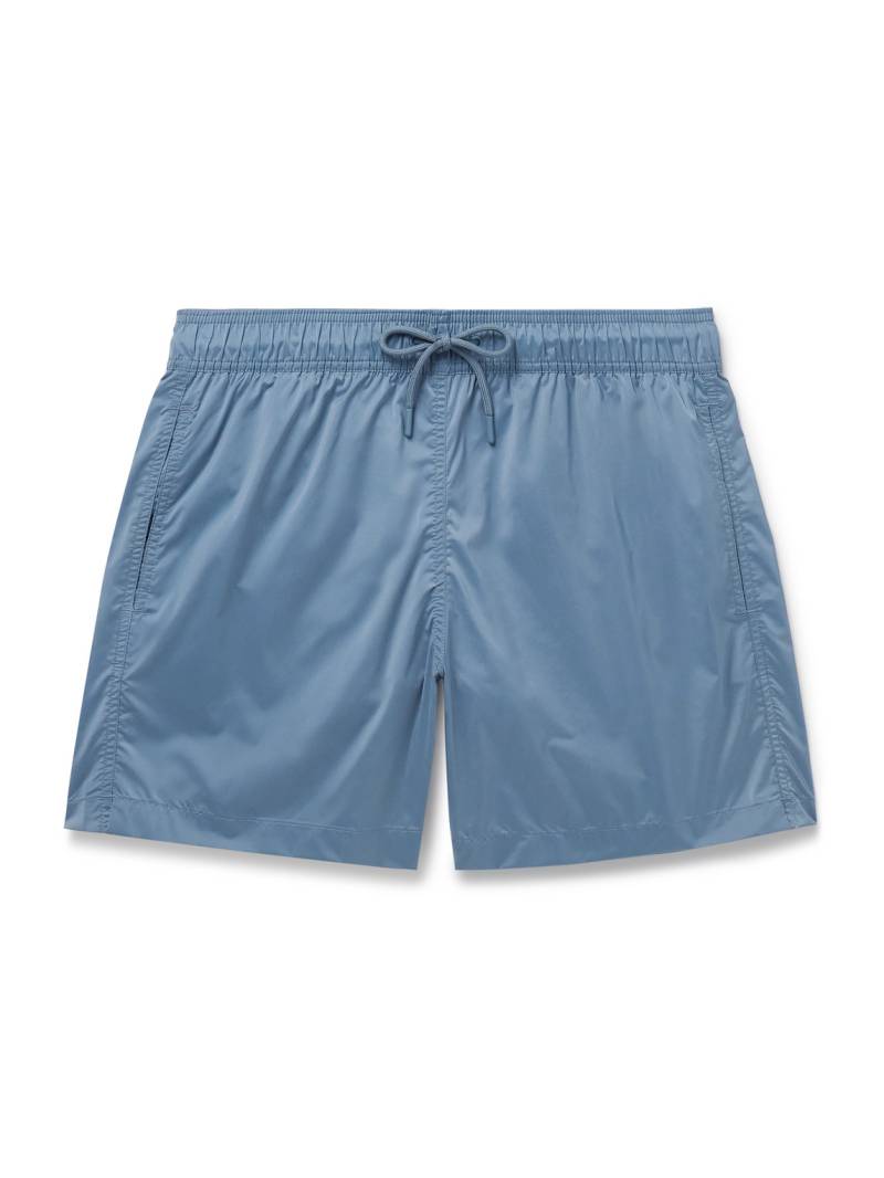 Frescobol Carioca - Salvador Straight-Leg Mid-Length Recycled Swim Shorts - Men - Blue - XXL von Frescobol Carioca