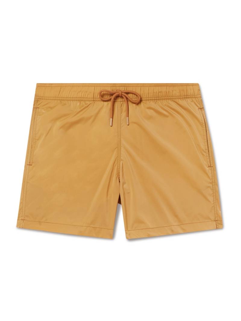 Frescobol Carioca - Salvador Straight-Leg Mid-Length Recycled Swim Shorts - Men - Neutrals - L von Frescobol Carioca