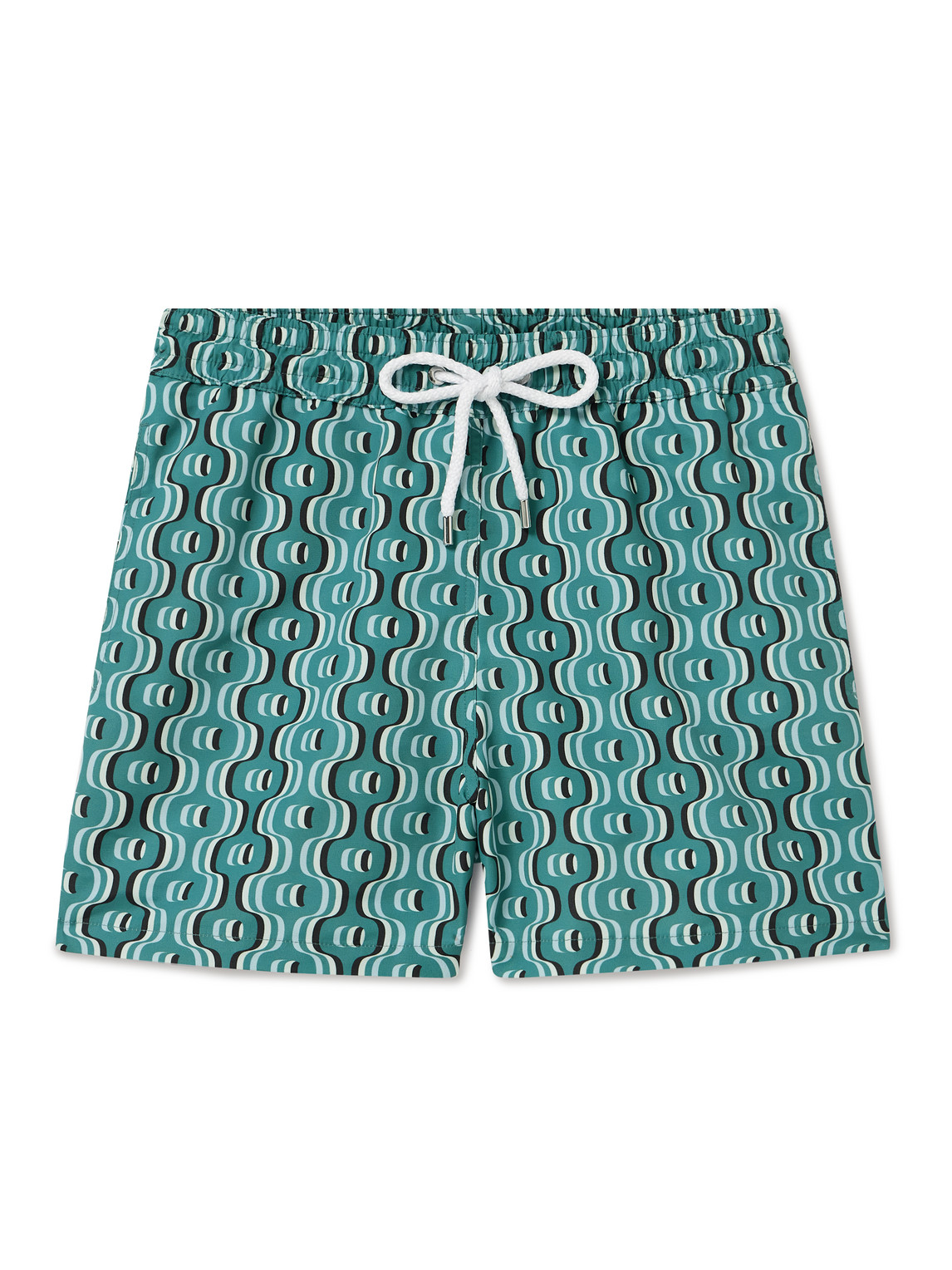 Frescobol Carioca - Straight-Leg Short-Length Printed Recycled Swim Shorts - Men - Green - XXL von Frescobol Carioca