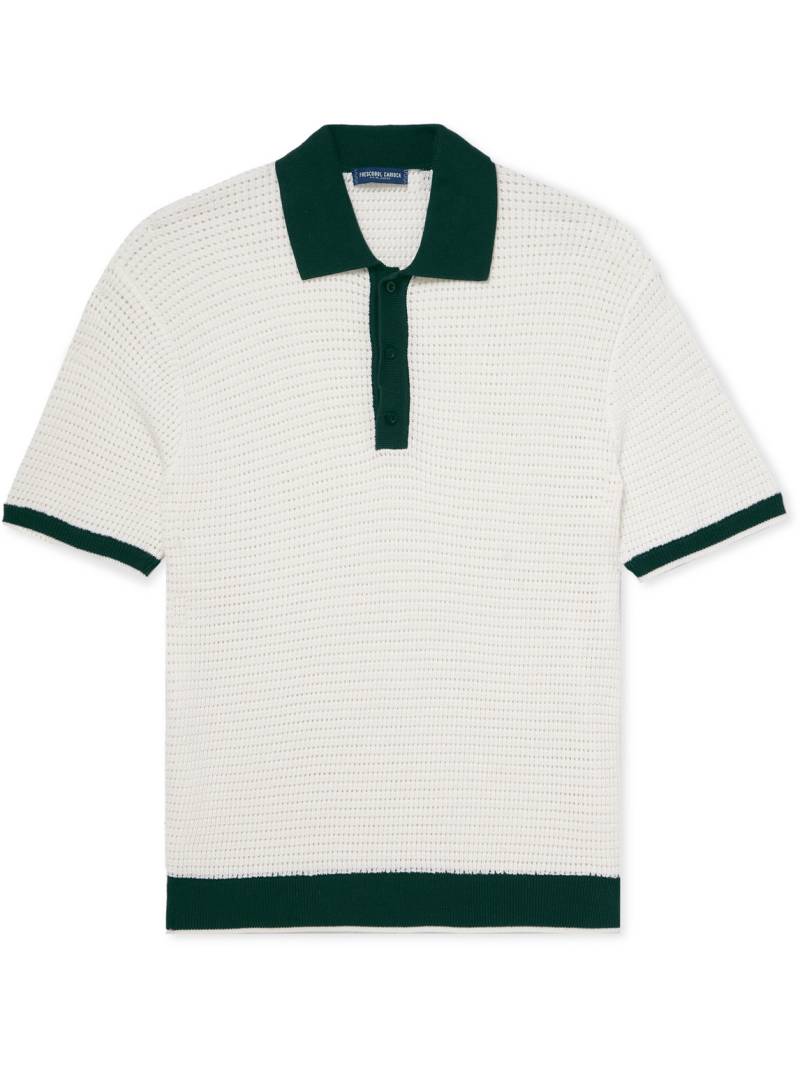 Frescobol Carioca - Vidal Open-Knit Cotton Polo Shirt - Men - Neutrals - L von Frescobol Carioca