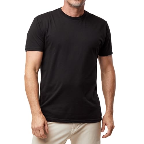 Fresh Clean Threads - Schwarzer Rundhalsausschnitt, schwarz, X-Groß von Fresh Clean Threads