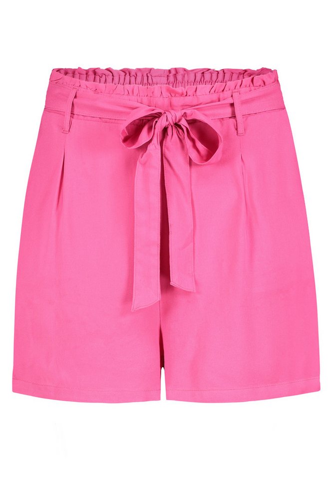 Fresh Made Shorts Mit Bindeband und elastischem Bund, kurze Bermuda Paperbag-Shorts von Fresh Made