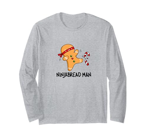 Lustiger Lebkuchen-Ninjabread-Man, süße Keks-Backliebhaber Langarmshirt Lustiger Lebkuchen-Ninjabread-Man, süße Keks-Backliebhaber Langarmshirt von Fresh Out the Oven