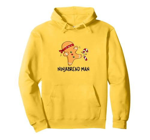 Lustiger Lebkuchen-Ninjabread-Man, süße Keks-Backliebhaber Pullover Hoodie von Fresh Out the Oven
