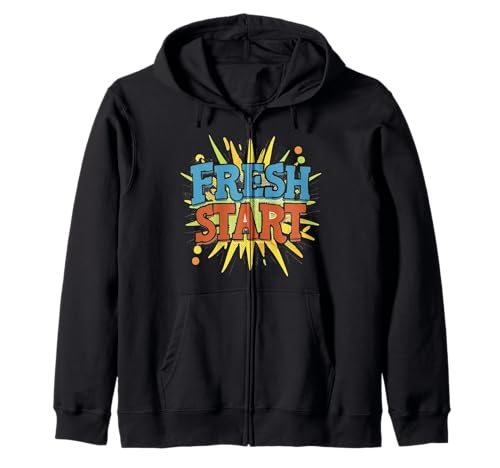 Cooles Fresh Start Statement Outfit für Jungen und Mädchen Kapuzenjacke Cooles Fresh Start Statement Outfit für Jungen und Mädchen Kapuzenjacke von Fresh Start