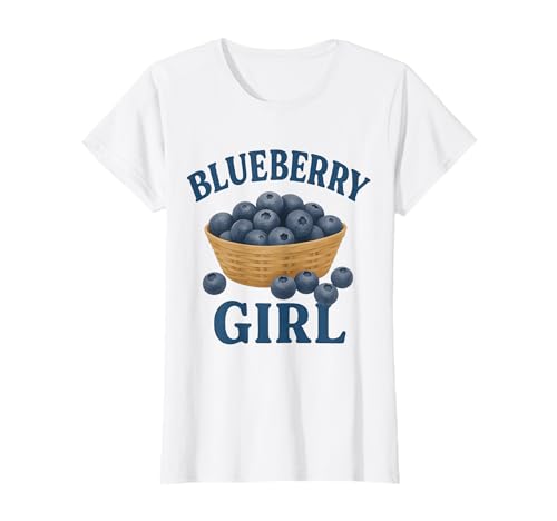 Blaubeerfrucht-ästhetisches Design für Mädchen und Frauen T-Shirt Blaubeerfrucht-ästhetisches Design für Mädchen und Frauen T-Shirt von Fresh Summer Blueberries Girly Design