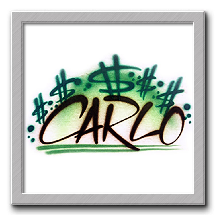 Airbrush T-Shirt - Bargeld Name Personalisiertes Geschenk Individuelles Airbrush T-Shirt - Bargeld Name Personalisiertes Geschenk Individuelles von FreshAirShirts