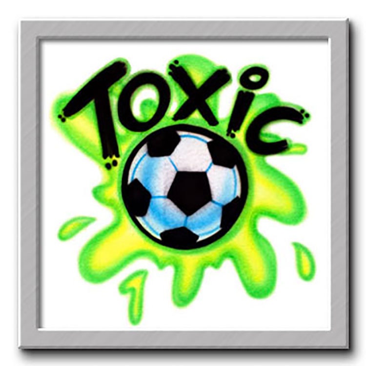 Airbrush T-Shirt Fußball Dein Name Airbrush T-Shirt Fußball Dein Name von FreshAirShirts