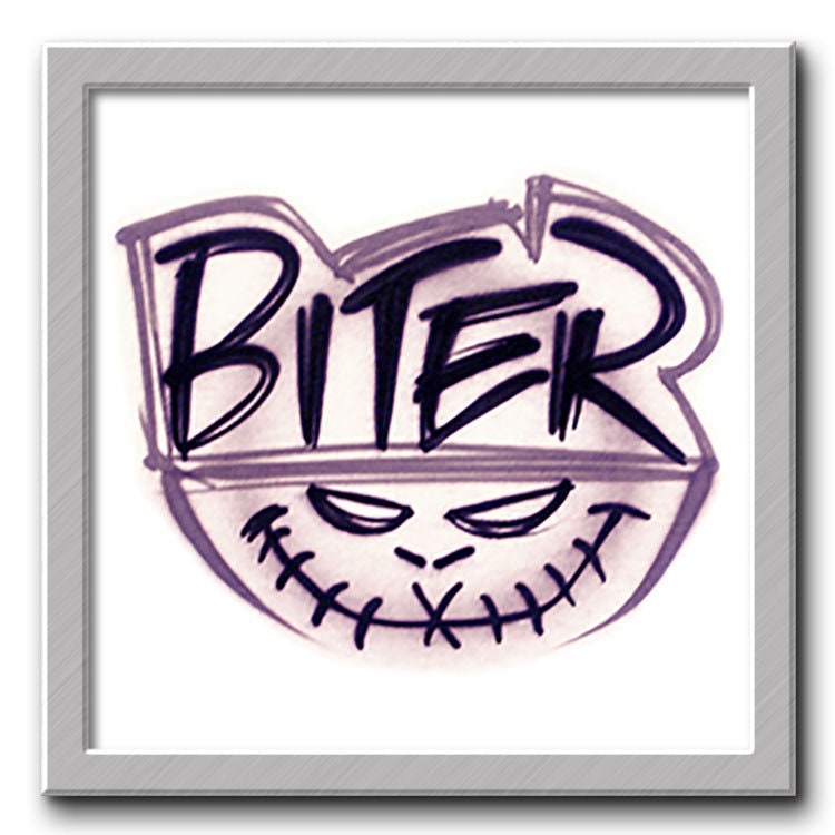 Airbrush T-Shirt - Ihr Name -Biter Neuheit Personalisiert Geschenk Individuell von FreshAirShirts