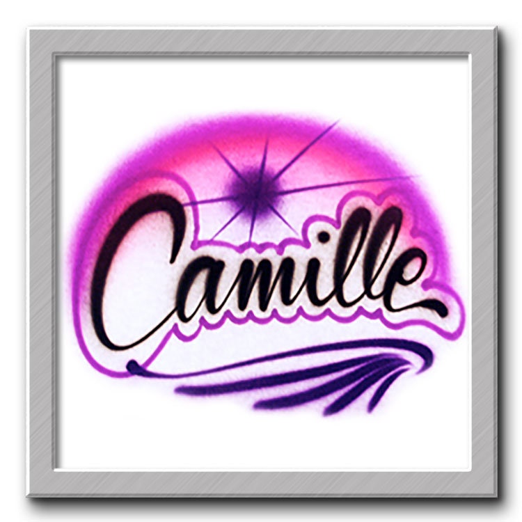 Airbrush T-Shirt Schriftzug Name Airbrush T-Shirt Schriftzug Name von FreshAirShirts