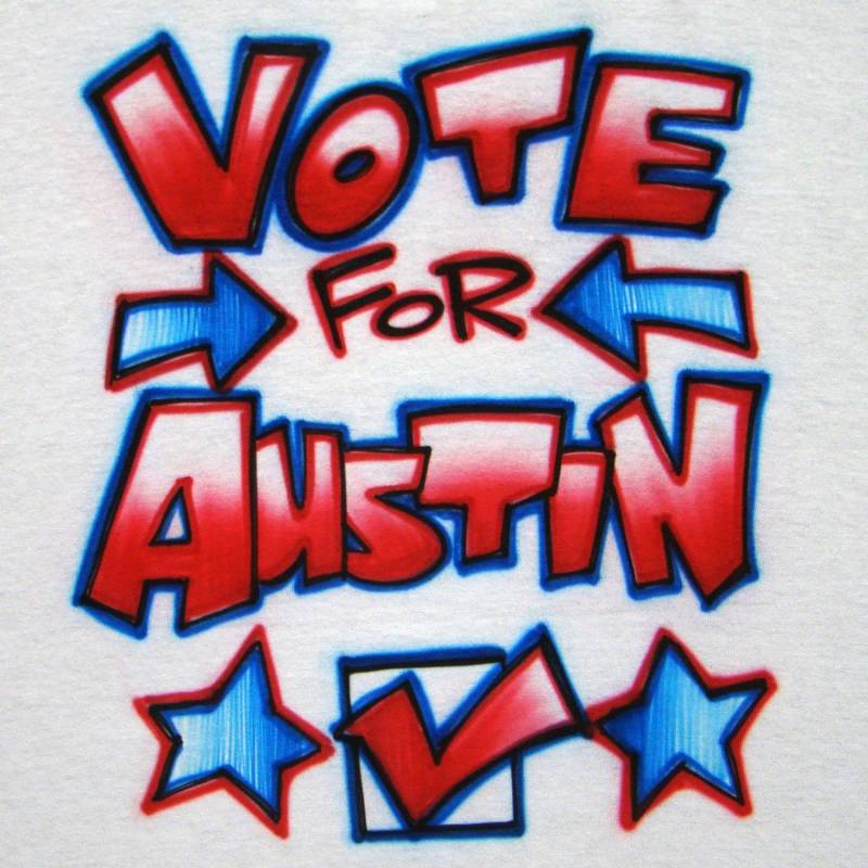 Airbrush T-Shirt - Schulwahl T-Shirt Name Personalisiertes Geschenk Individuell Airbrush T-Shirt - Schulwahl T-Shirt Name Personalisiertes Geschenk Individuell von FreshAirShirts