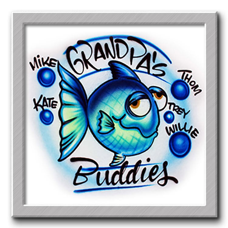 Airbrushed T-Shirt Opas Freunde Familie von FreshAirShirts