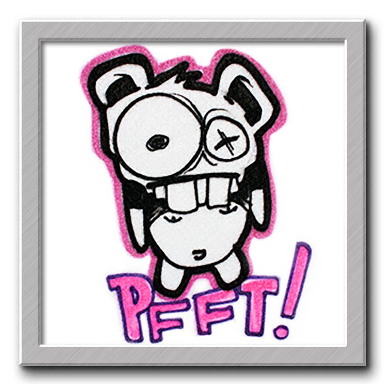 Airbrushed T-Shirt Pfft Ihr Name Sie Wählen Farbe von FreshAirShirts