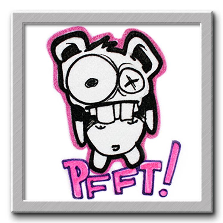 Airbrushed T-Shirt Pfft Ihr Name Sie Wählen Farbe von FreshAirShirts