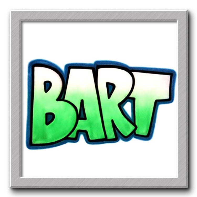 Block Name Design Airbrushed T-Shirt Ihr Sie Wählen Farbe von FreshAirShirts