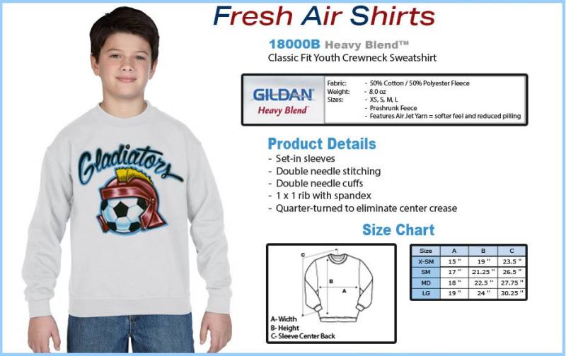 Jugend Xs-Xl Rundhals Upgrade von FreshAirShirts