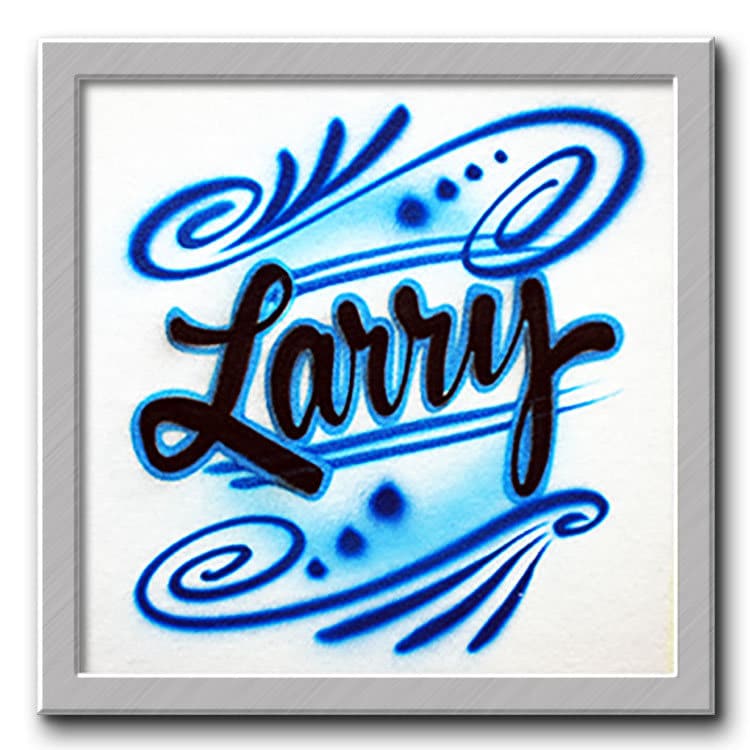 Script Name Airbrushed T-Shirt Dein Du Wählst Eine Farbe von FreshAirShirts