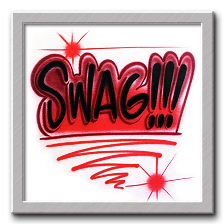 T-Shirt Swag Ihr Name Sie Wählen Farbe von FreshAirShirts