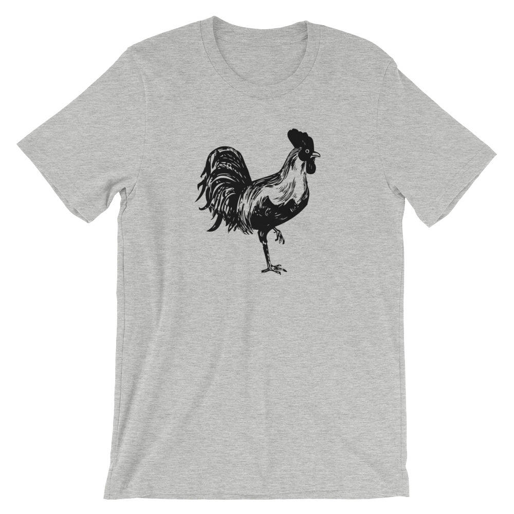 Bauernhof Leben Hahn Niedlichen Hühnerartigen Vogel Unisex Shirt | Cooles Tier Leben Liebhaber Witzig Humor T-Shirt Besten Verkäufer Geschenk von FreshDressedTees