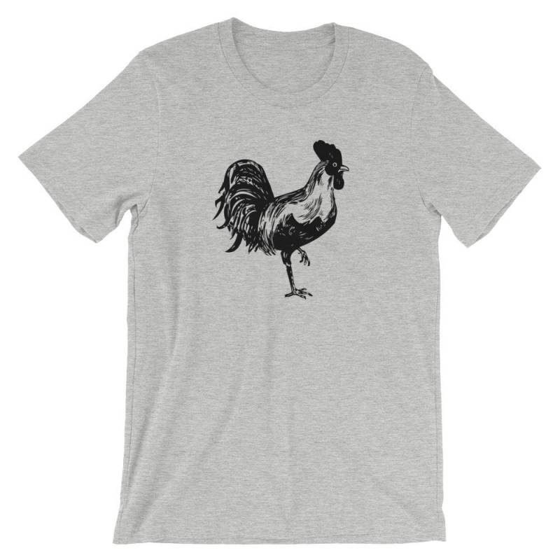 Bauernhof Leben Hahn Niedlichen Hühnerartigen Vogel Unisex Shirt | Cooles Tier Leben Liebhaber Witzig Humor T-Shirt Besten Verkäufer Geschenk von FreshDressedTees