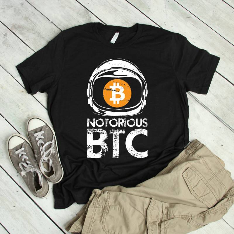 Berüchtigten Btc Bitcoin T-Shirt | Shirt, Bitcoin, Kryptowährung Hemd, Geschenk, Tshirt, Krypto-Shirt, Bitcoin-T-Shirt von FreshDressedTees