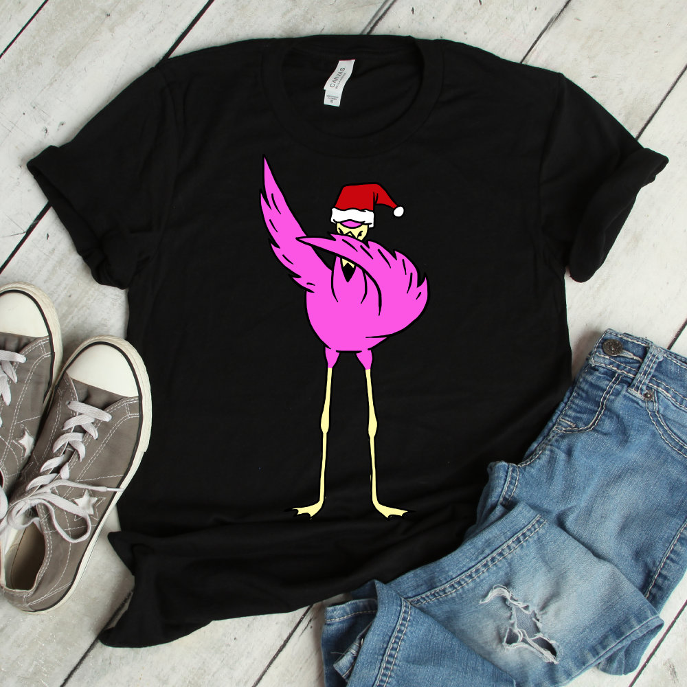Betupfen Flamingo Weihnachten Shirt | Flamingo, Shirt, Weihnachtsgeschenk, Weihnachten, T-Shirt, Hemd von FreshDressedTees