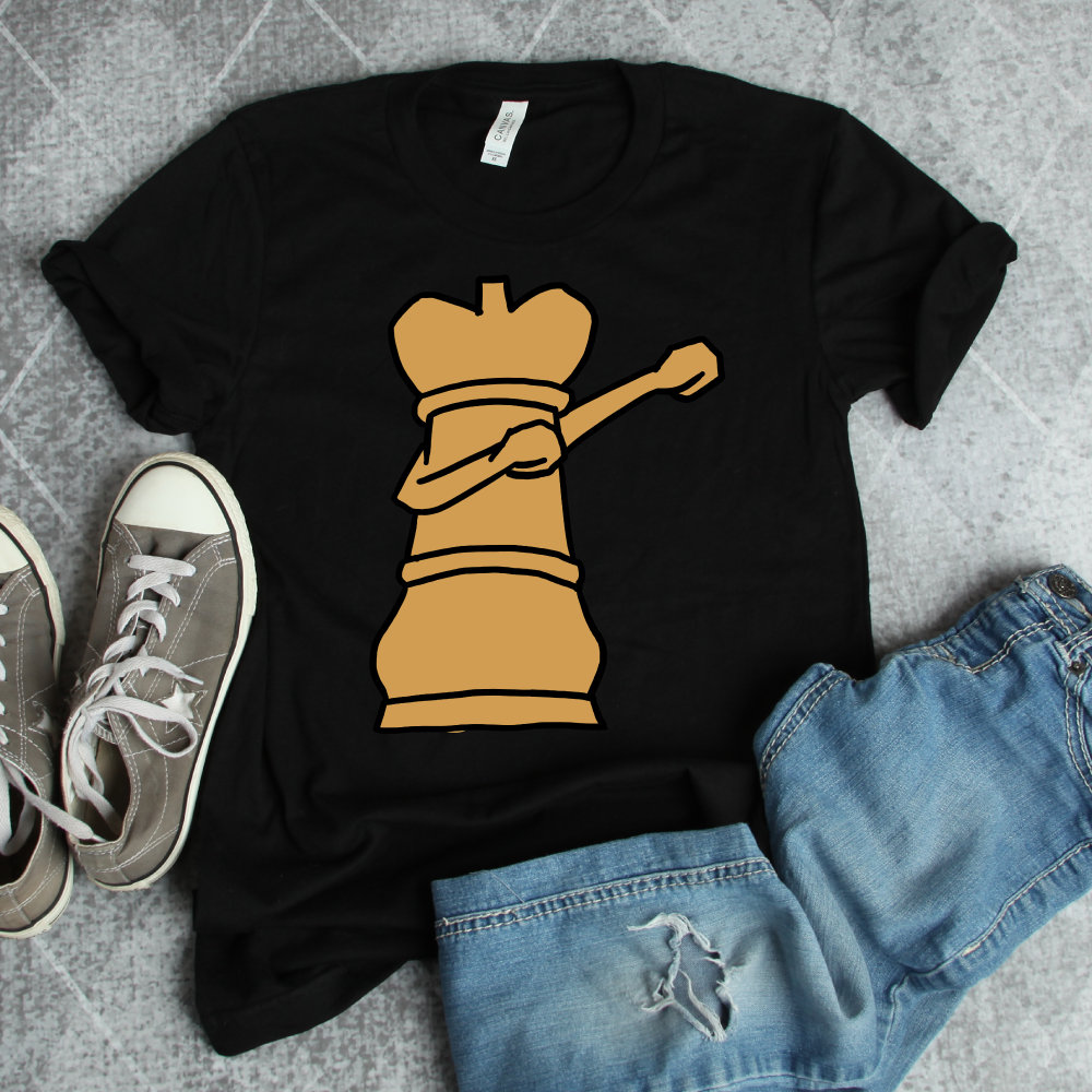 Betupfen Schach Queen Shirt | Schach, Königin, Schach-Shirt, Schachspieler, Schachfigur, Schachspiel, Schach-Liebhaber, Schach-Geschenk von FreshDressedTees
