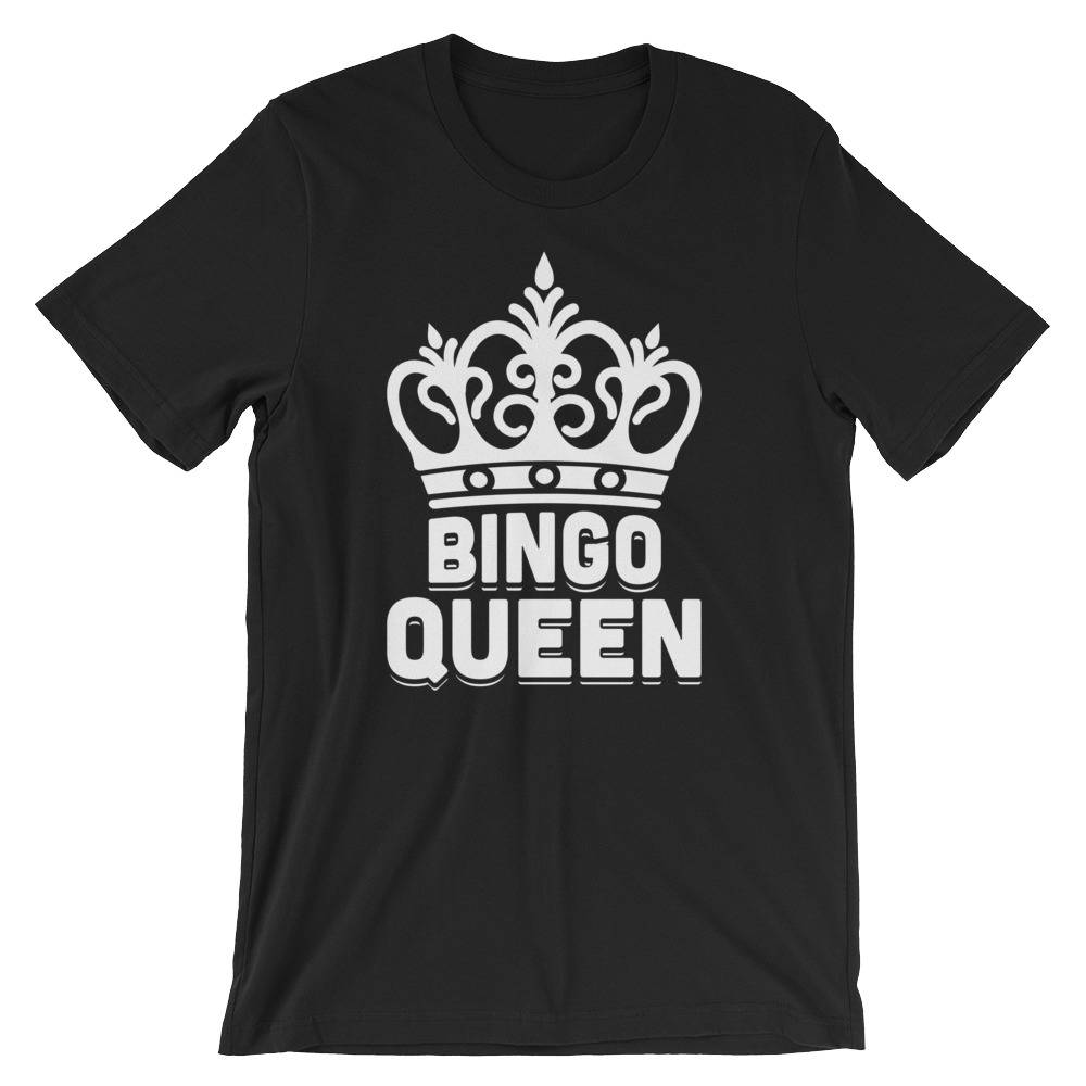 Bingo-Königin Glücklichen Spiel Spieler Stolz Unisex Shirt | Witzig Humor Passende Zahlenspiel Gewinner Wortspiel T-Shirt Beste Geschenk von FreshDressedTees