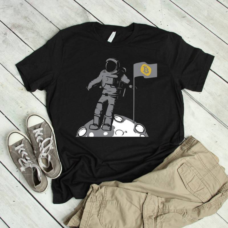 Bitcoin Astronaut Shirt | Bitcoin-Shirt, Astronaut, Bitcoin, Kryptowährung Hemd, Geschenk, Tshirt, Krypto-Shirt, Bitcoin-Logo von FreshDressedTees