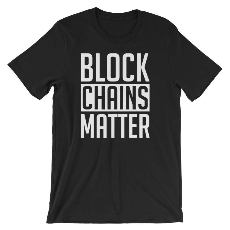 Block Ketten Angelegenheit Kryptowährung Unisex T-Shirt | Krypto Blockchain Digitale Währung Münze Cool-Shirt Beste Geschenk Kurzarm-T-Shirt von FreshDressedTees