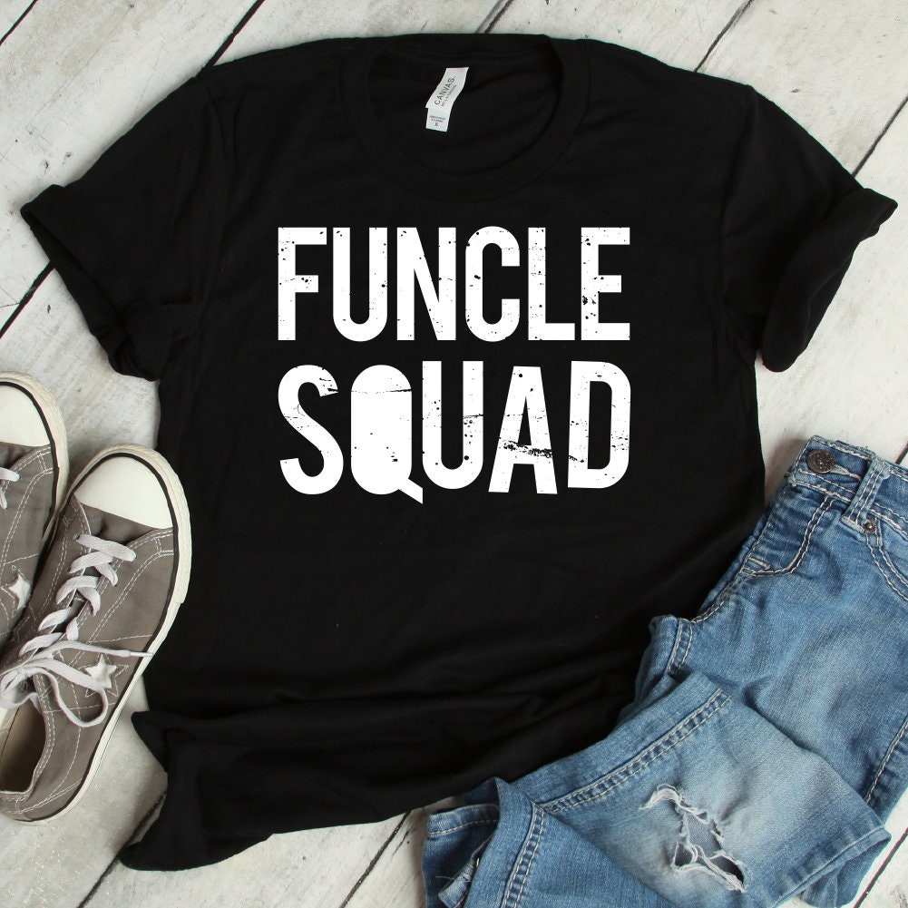 Funcle Kader T-Shirt | Herren Lustige Coole Onkel Genial T Lustige Freundschaft Team Shirt Kurzarm-Unisex von FreshDressedTees