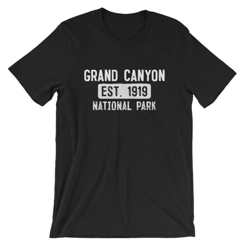Grand Canyon Nationalpark Est 1919 Cool Unisex-Shirt | Beunruhigt Geschenk Reisen Liebhaber T-Shirt Beste Souvenir Kurzarm-T-Shirt von FreshDressedTees