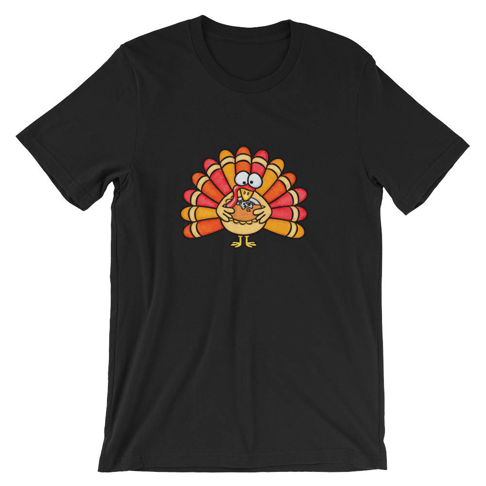 Kinder T-Shirt Türkei | Lustige Thanksgiving Urlaub T Danksagung Baby Süß Outfit Kurzarm-Unisex von FreshDressedTees
