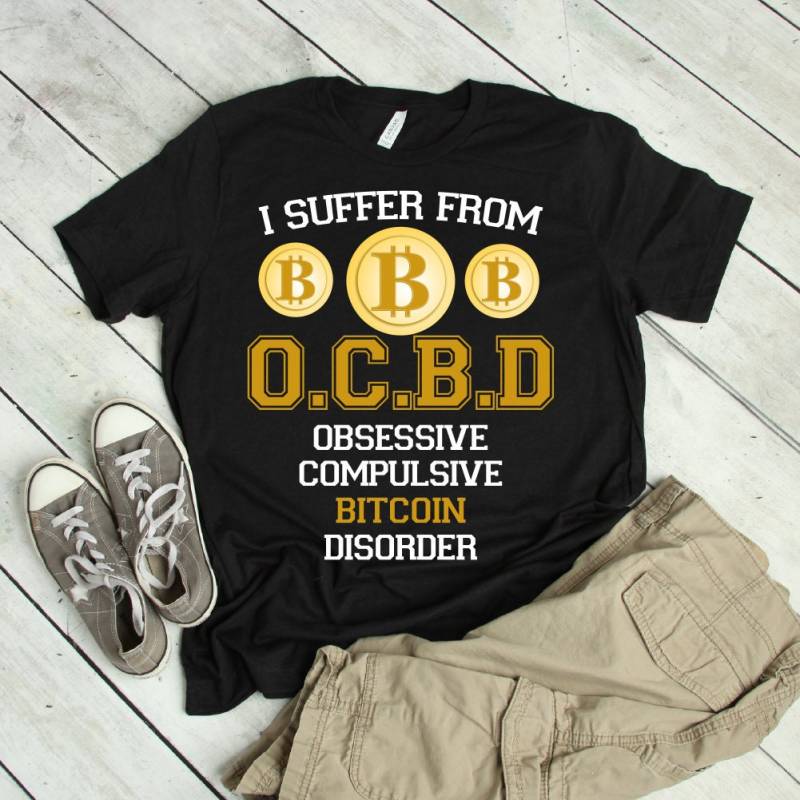 Obsessive Zwanghaften Bitcoin Störung Shirt | Bitcoin-Shirt, Bitcoin, Kryptowährung Hemd, Geschenk, Tshirt, Krypto-Shirt von FreshDressedTees
