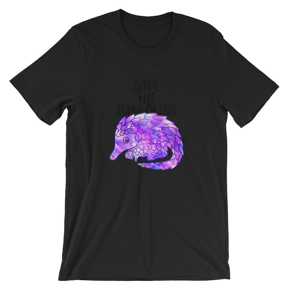 Save The Pangolins T-Shirt | Pangolin Gefährdete Arten Shirt Spartier Tshirt Ameisenbär Tier Humor Geschenk Kurzärmeliges Unisex von FreshDressedTees
