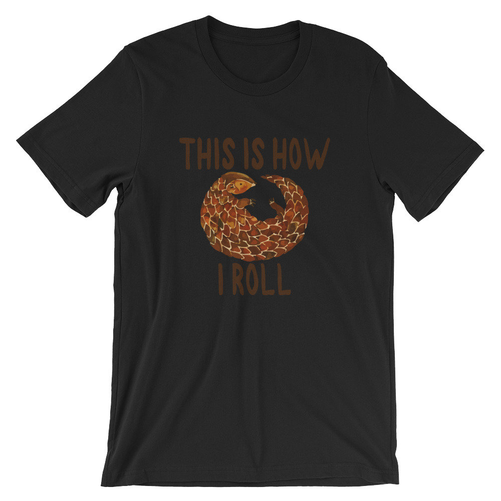 So Roll Ich T-Shirt | Coole Pangolin Endangered T-Shirts Art Tier Geschenk Kurzärmeliges Unisex-Tshirt Lustiges Tierkostüm Shirt von FreshDressedTees