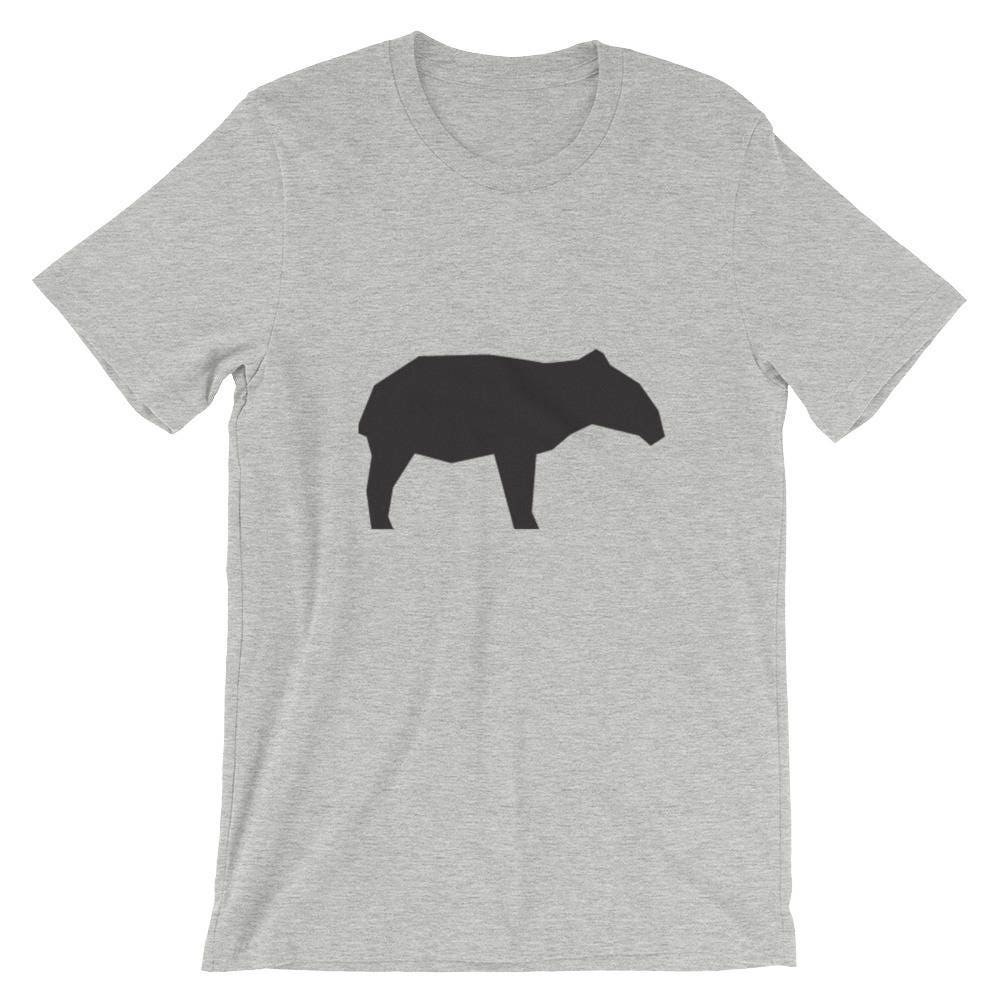 Tapir Tapirus Outdoor-Ausrüstung Cool Unisex-Shirt | Pflanzenfressenden Säugetier Tier Süße Souvenir T-Shirt Besten Verkäufer Geschenk-Kurzarm von FreshDressedTees