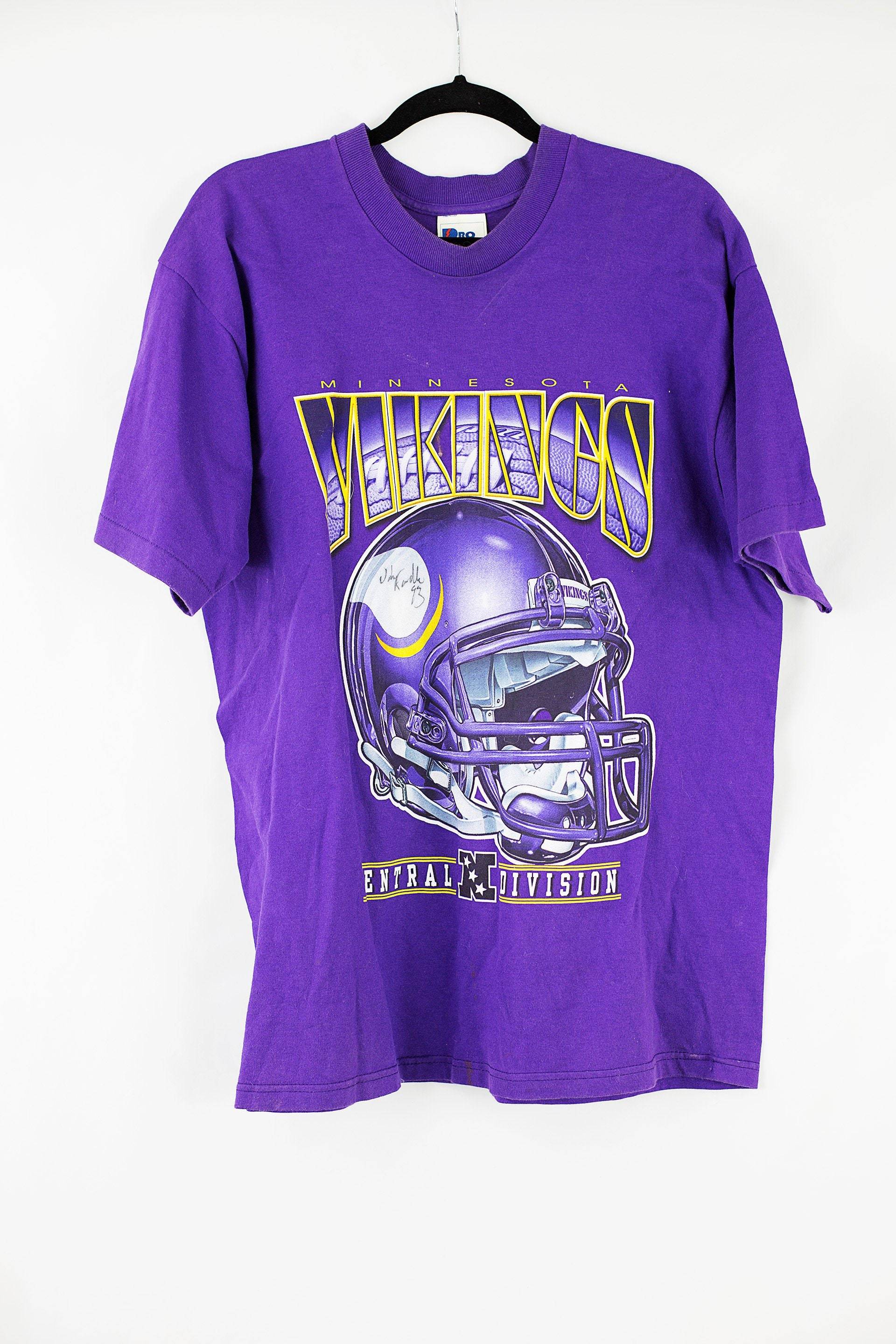 Vintage 90Er Jahre Autogramm John Randle Minnesota Vikings T-Shirt Size L Vintage 90Er Jahre Autogramm John Randle Minnesota Vikings T-Shirt Size L von FreshFitsMN