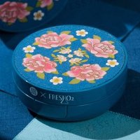 FreshO2 - Treasured Palace Museum Series Enamel Floral Porcelain Skin Cushion Compact SPF 50+ PA+++ 02 Natural von FreshO2