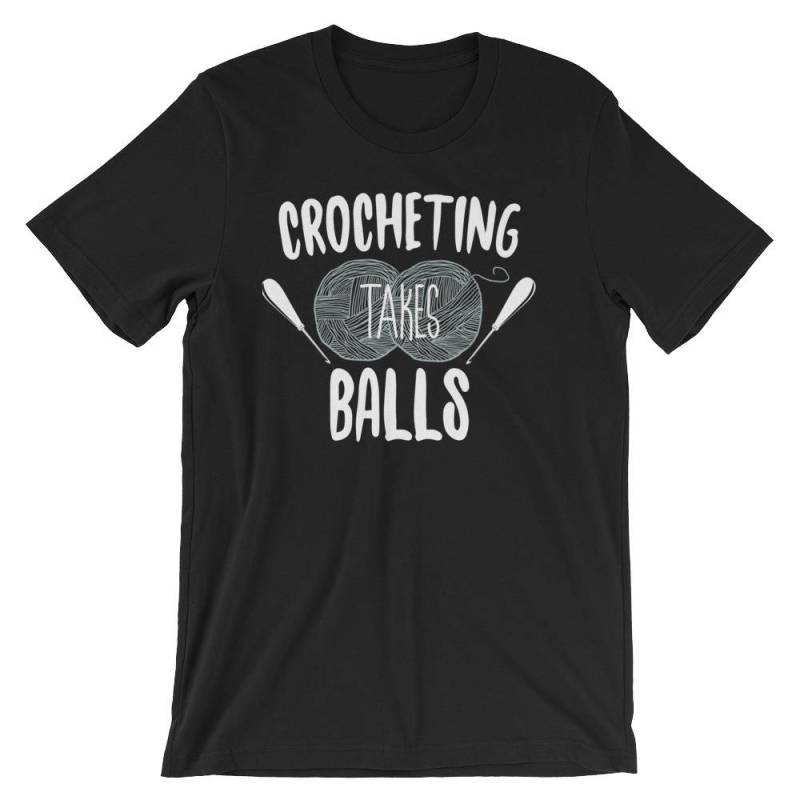 Häkeln Dauert Kugeln Shirt Häklerin Lustige Häkeln Hemd, Garn-Shirt, Strick-Shirt, Strickerin von FreshOutlookArt