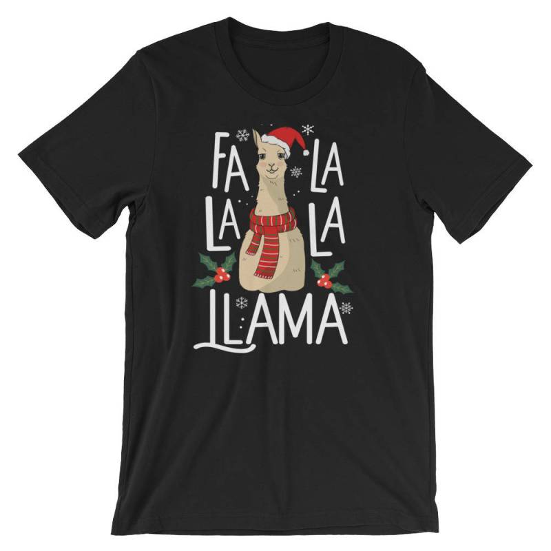 Lustige Weihnachts-Song-Shirt, Nette Lustige Santa Alpaka-Shirt, Weihnachten Lama, Lama Weihnachten, Fa La Shirt, Lama-Liebhaber von FreshOutlookArt