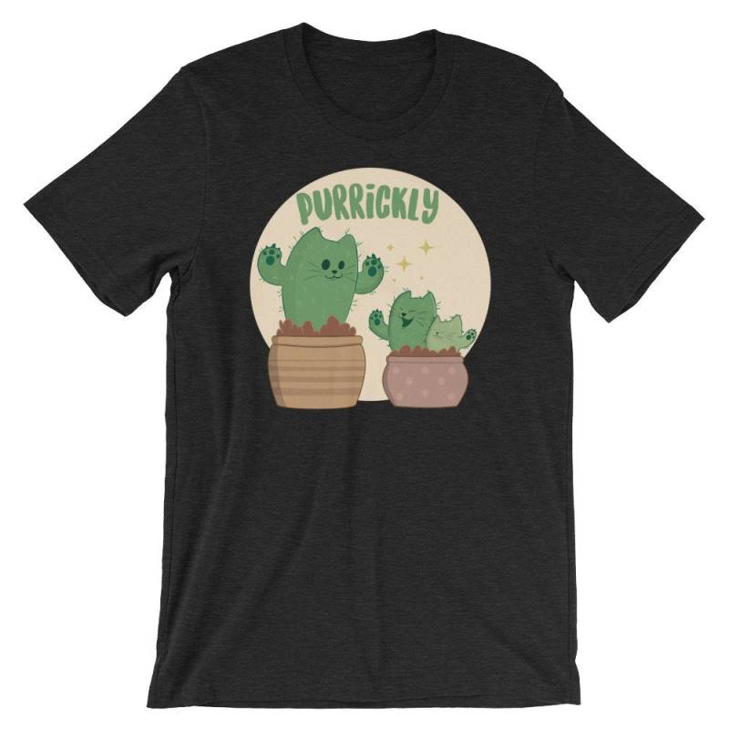 Purrickly Kaktus Kätzchen Shirt Lustige Katze Wortspiele Shirt, Saftig Kaktus-Shirt, Pflanze Liebhaber Hemd, Kawaii Katzen T von FreshOutlookArt