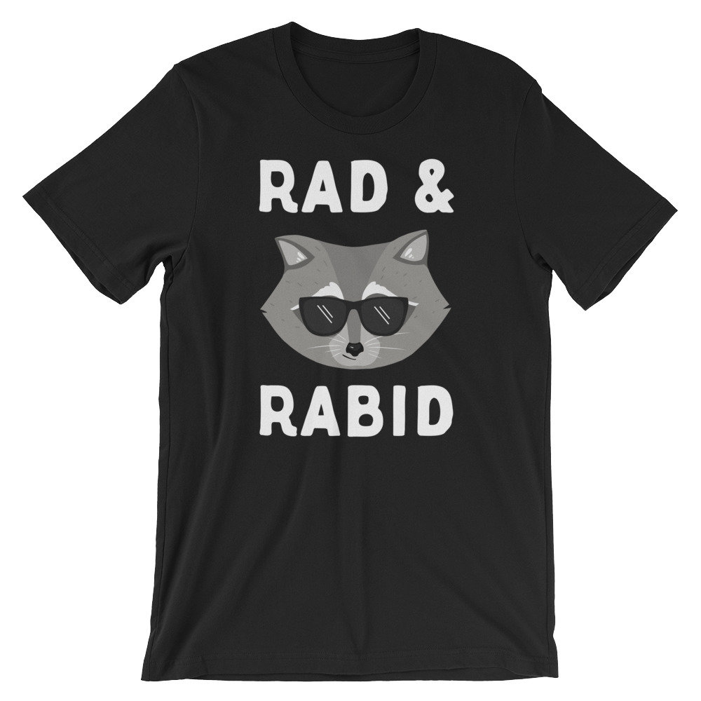 Rad & Tollwütigen Lustige Waschbär-Shirt, Waschbär Geschenk, Tier Wortspiele, T Trash Panda, Waschbär-Geburtstag von FreshOutlookArt