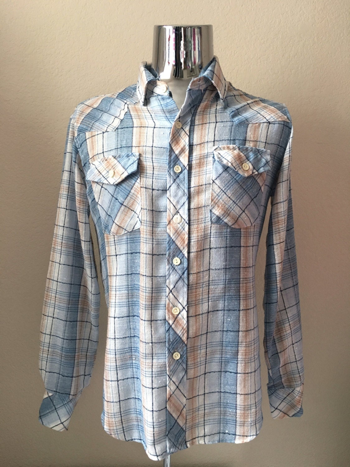 70's Kennington, Langarm, Western Hemd | M 70's Kennington, Langarm, Western Hemd | M von Freshandswanky