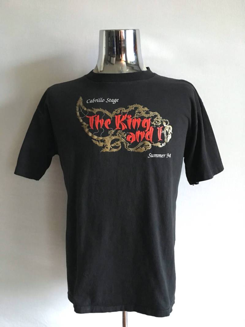90's The King Und Ich, T Shirt, Schwarz, Kurzarm | L von Freshandswanky