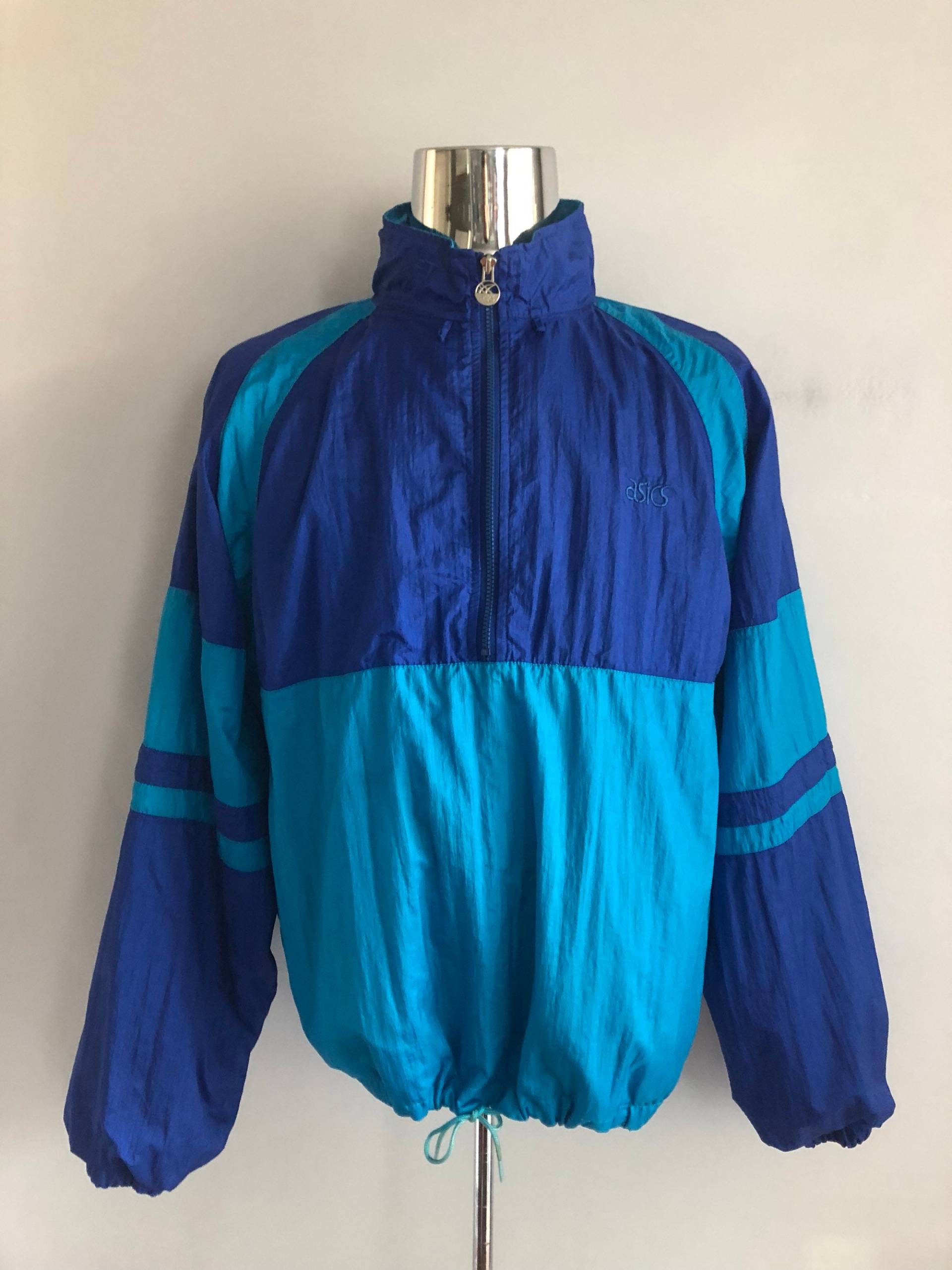 90Er Jahre Asics Jacke Nylon Windbreaker | xl 90Er Jahre Asics Jacke Nylon Windbreaker | xl von Freshandswanky