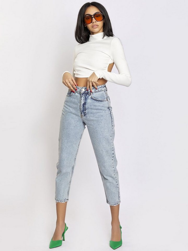 Freshlions Mom-Jeans Jeans 'HAYLIE'BlauM von Freshlions