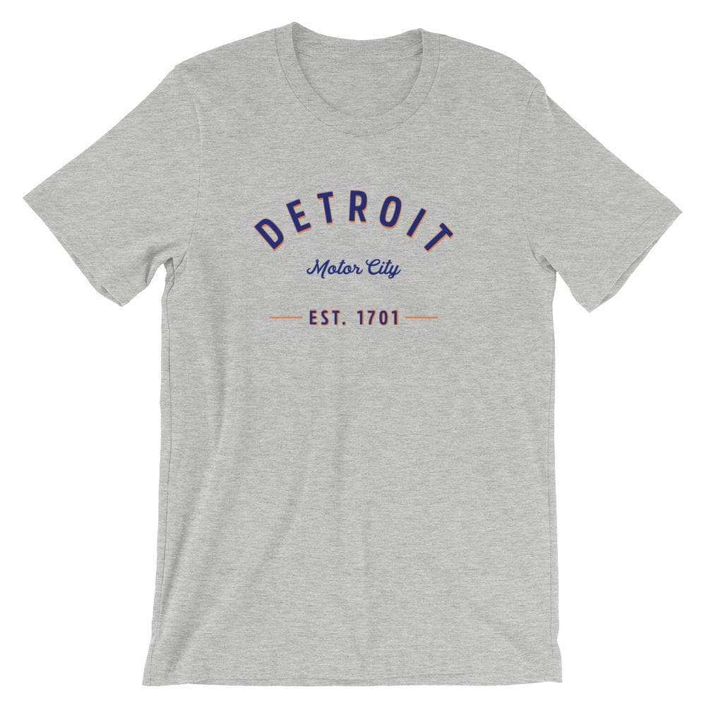 Detroit Motor City T-Shirt | Mi Graue Hemden Geschenke Für Ihn Tigers Fan Michigan Pride Detroit Motor City T-Shirt | Mi Graue Hemden Geschenke Für Ihn Tigers Fan Michigan Pride von FreshwaterAndForest