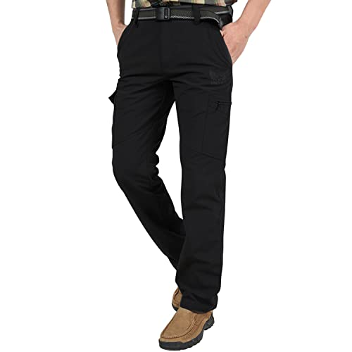 Frestepvie Herren Thermo Trekkinghose Winter Outdoorhose Wasserdicht Softshellhose Winddicht Gefütterte Fleecehose Frestepvie Herren Thermo Trekkinghose Winter Outdoorhose Wasserdicht Softshellhose Winddicht Gefütterte Fleecehose von Frestepvie